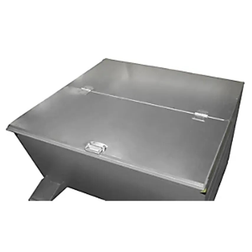 EUROKRAFTpro Hinged Lid, Zinc Plated, 2-piece, For 0.5/0.55 m Model