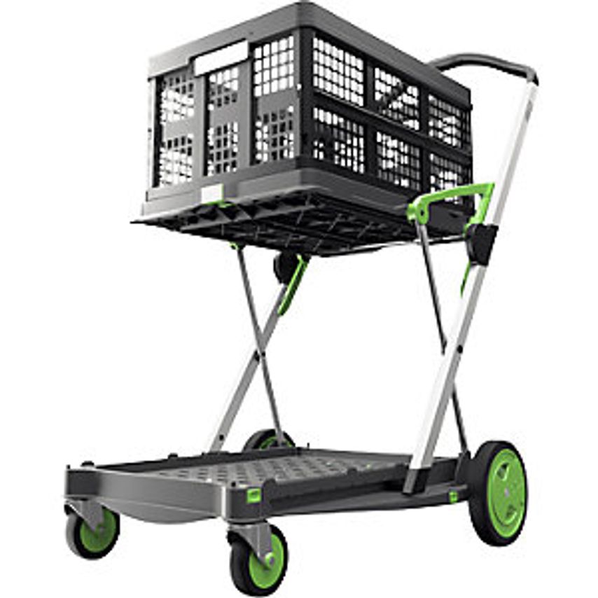 Rauschenberger Innovations | GMBH CLAX Folding Truck, With 46 L Folding Box, Gre