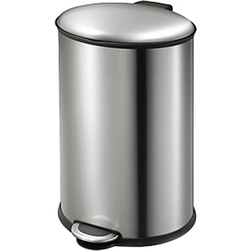 SIMON, EVERS & CO. GMBH Oval Waste Collector With Pedal, Capacity 35 L, HxWxD 59