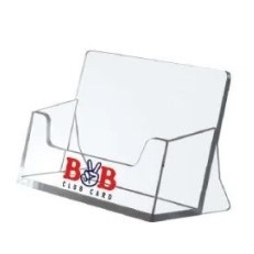 M&T Acrylic Business Card Holder. 245 x 350 x 86 mm - Pack of 20