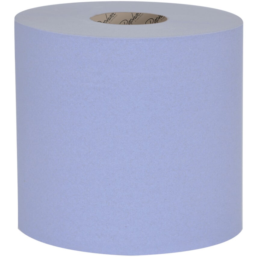 Northwood Raphael Hand Towel Rolled Blue 1- Ply 200m (Case-6 Roll) (Recycled)
