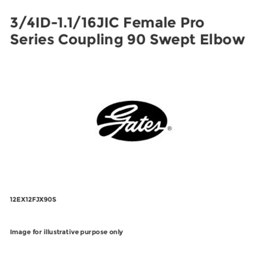 Female Pro Series Coupling 90 Swept Elbow