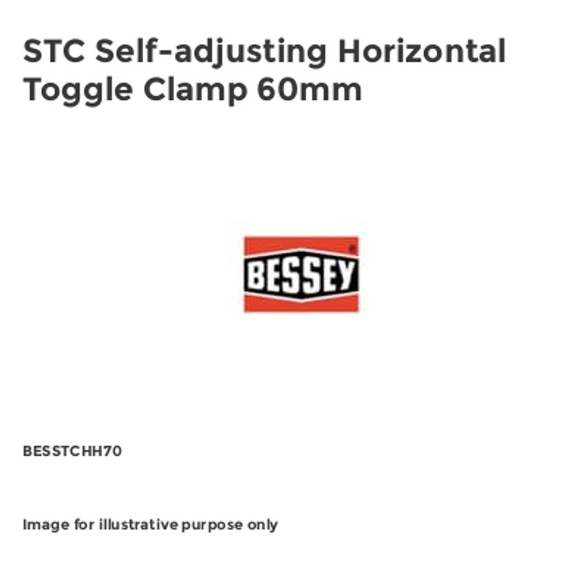 Shop Bessey STC Selfadjusting Horizontal Toggle Clamp 60mm Tools