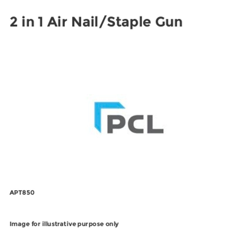PCL PCL 2 in 1 Air Nail/Staple Gun