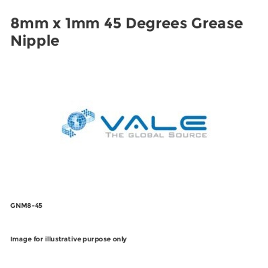 Degrees Grease Nipple