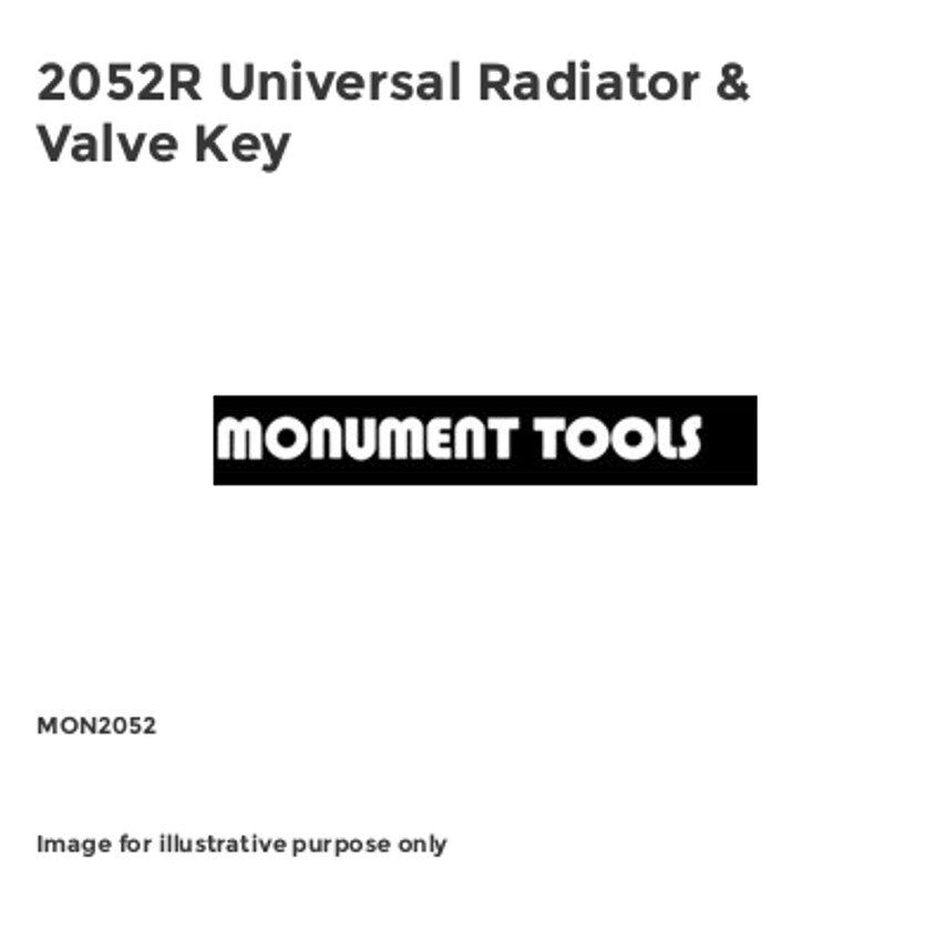 Shop Monument 2052R Universal Radiator & Valve Key Meter & Radiator