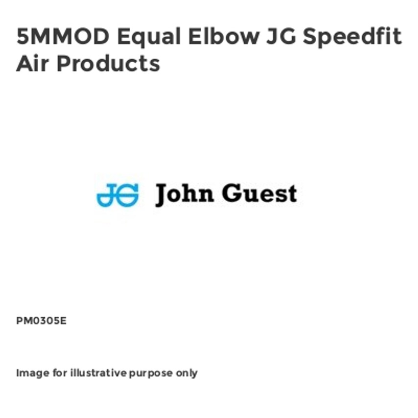 Equal Elbow JG Speedfit Air Products