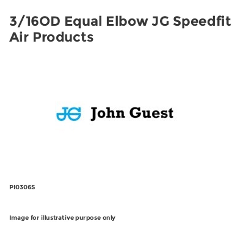 Equal Elbow JG Speedfit Air Products