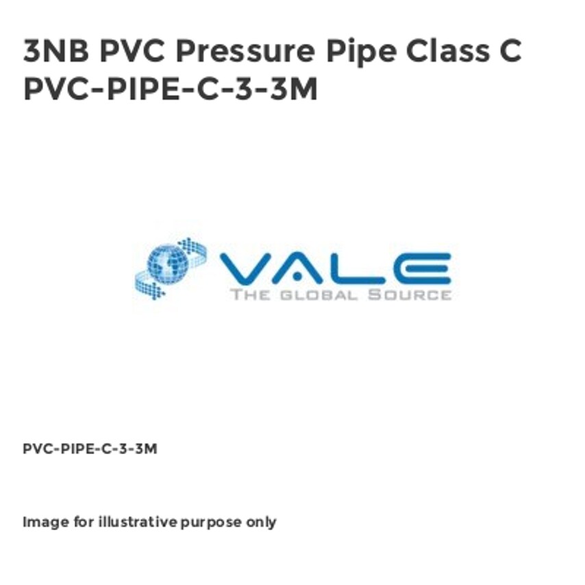 PVC Pressure Pipe Class C