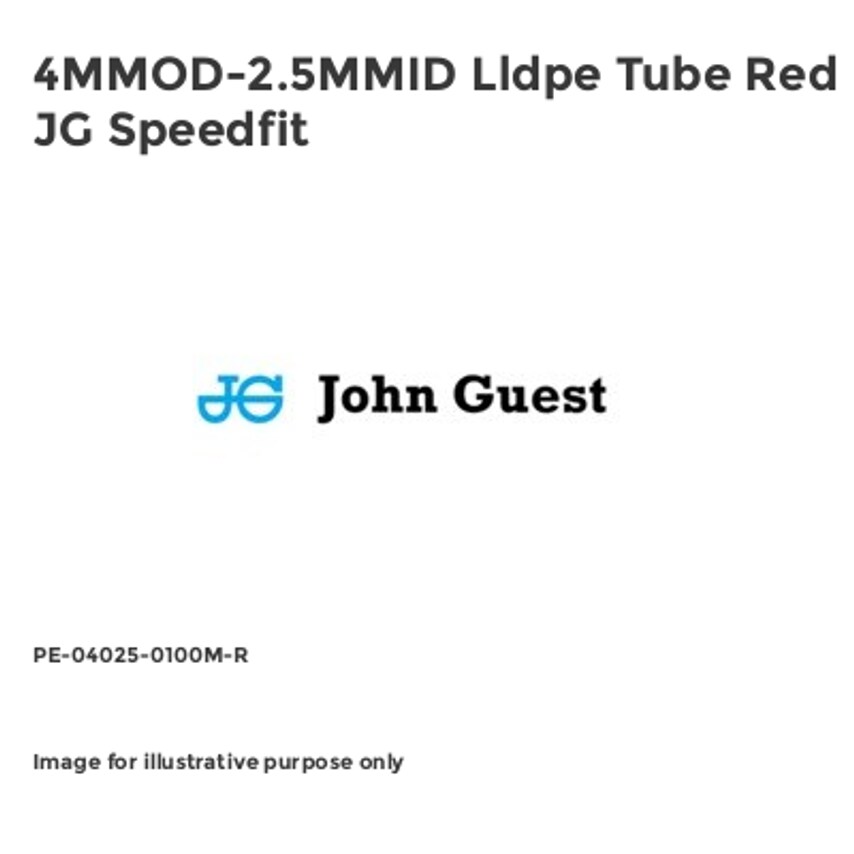 JG Speedfit LLDPE Tubes