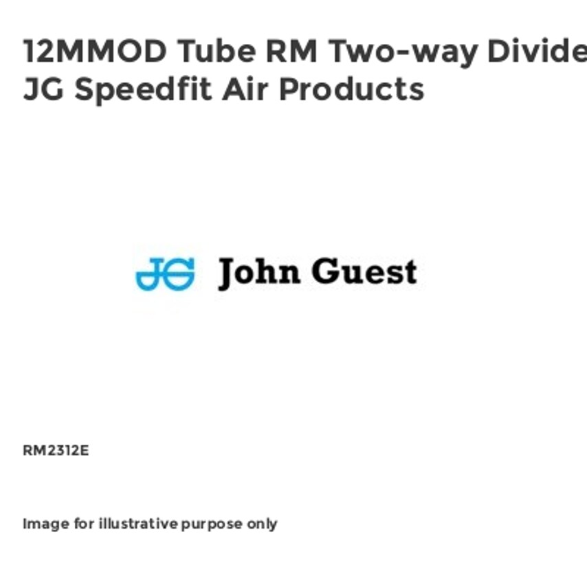 JG Speedfit Air Products Two-Way Dividers