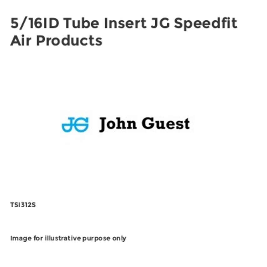 Tube Inserts - JG Speedfit Air Products