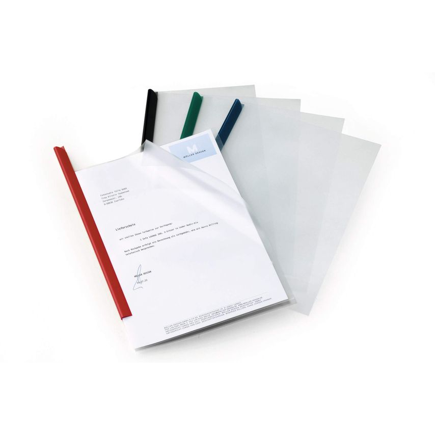 Durable Premium Clear PP Report Covers, 10 Pack, A4 Transparent