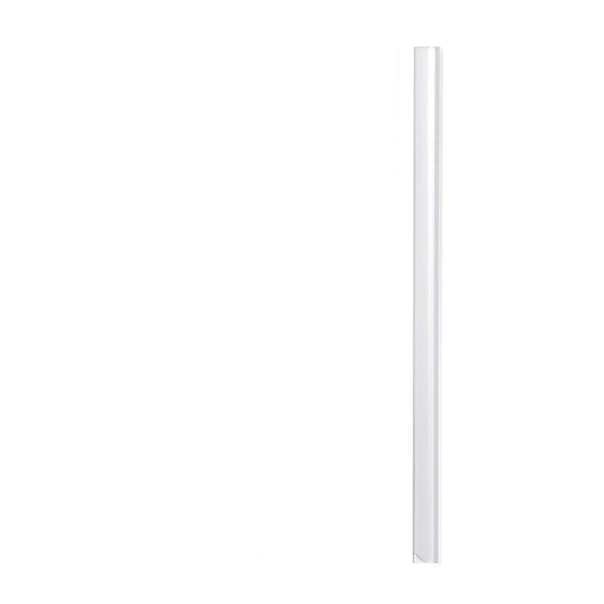 Durable Spine Bar 60 Sheet Binding Bar for Unpunched Docs, 50 Pack, A4 Clear