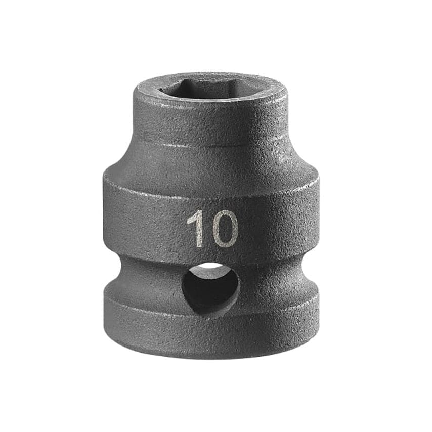 Facom 6-POINT Stubby Impact Socket 1/2in Drive 10mm NSS.10A