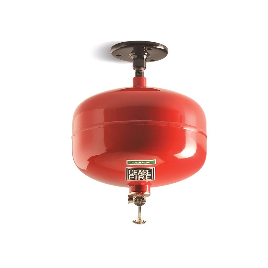 Ceasefire Automatic Fire Extinguisher (Ceiling Mounted) FK 5-1-12  5KG MS SP Red