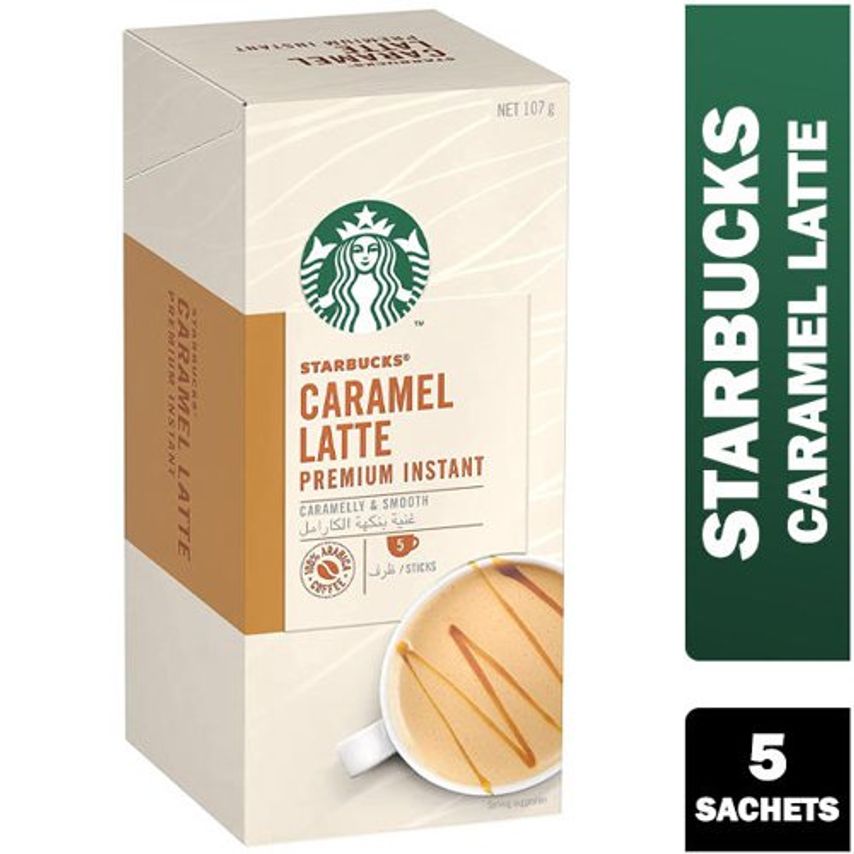 White Caramel Latte Instant Coffee Sachets 5x21.5g
