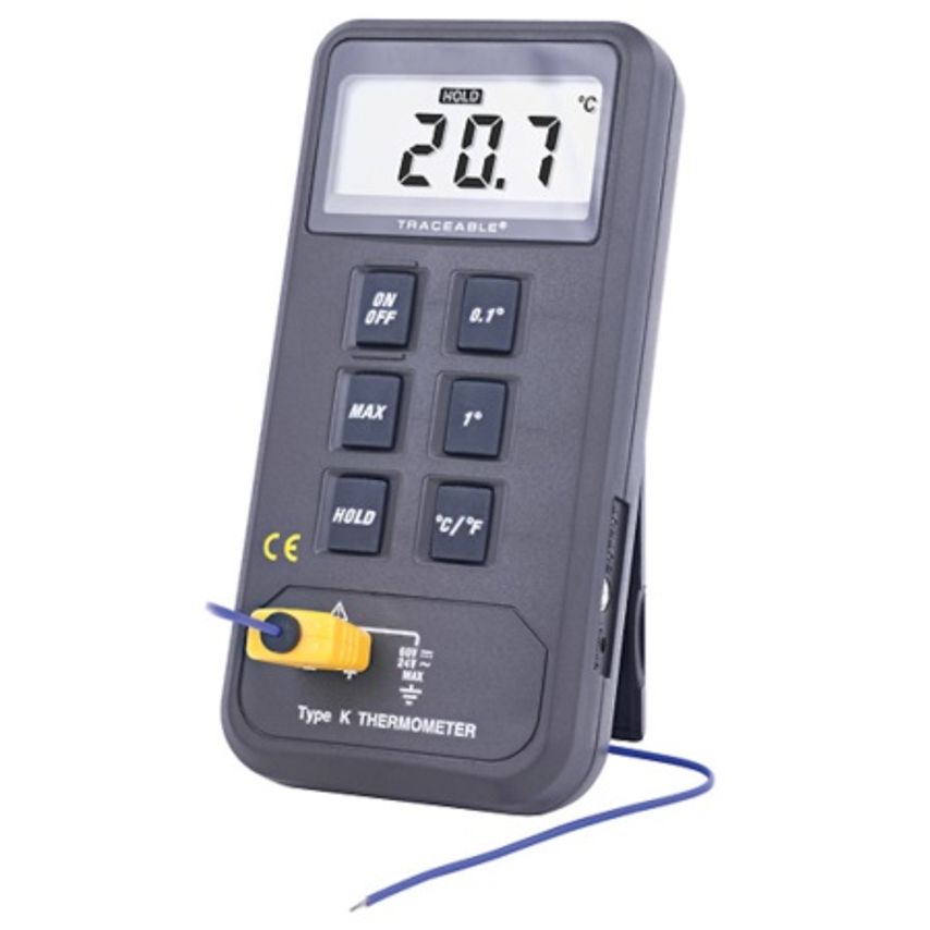 Thermocouple Thermometer With Data Output and Calibration