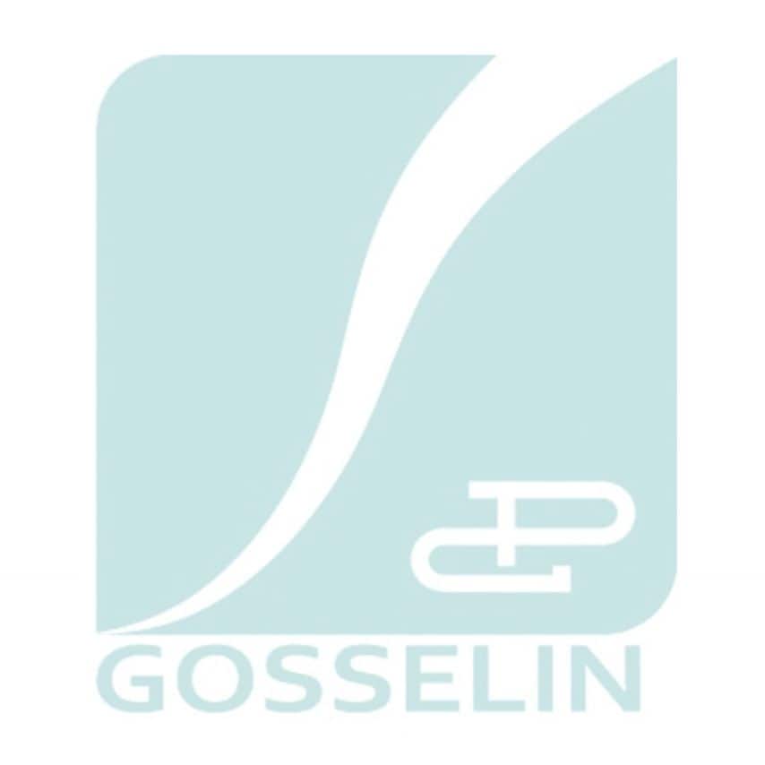 Gosselin Water Sampling Square HDPE Bottle 1L Graduated 20 mg/L Sodium Thiosulfa