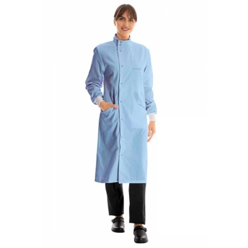 WORK IN STYLE Howie Lab Coat Regular Length Sky Blue 46 Inch Chest