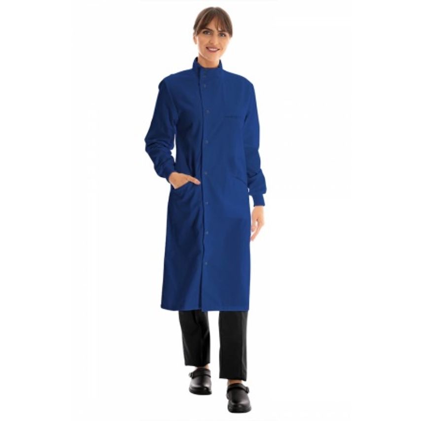 WORK IN STYLE Howie Lab Coat Tall Length - Royal Blue - 32 Inch Chest