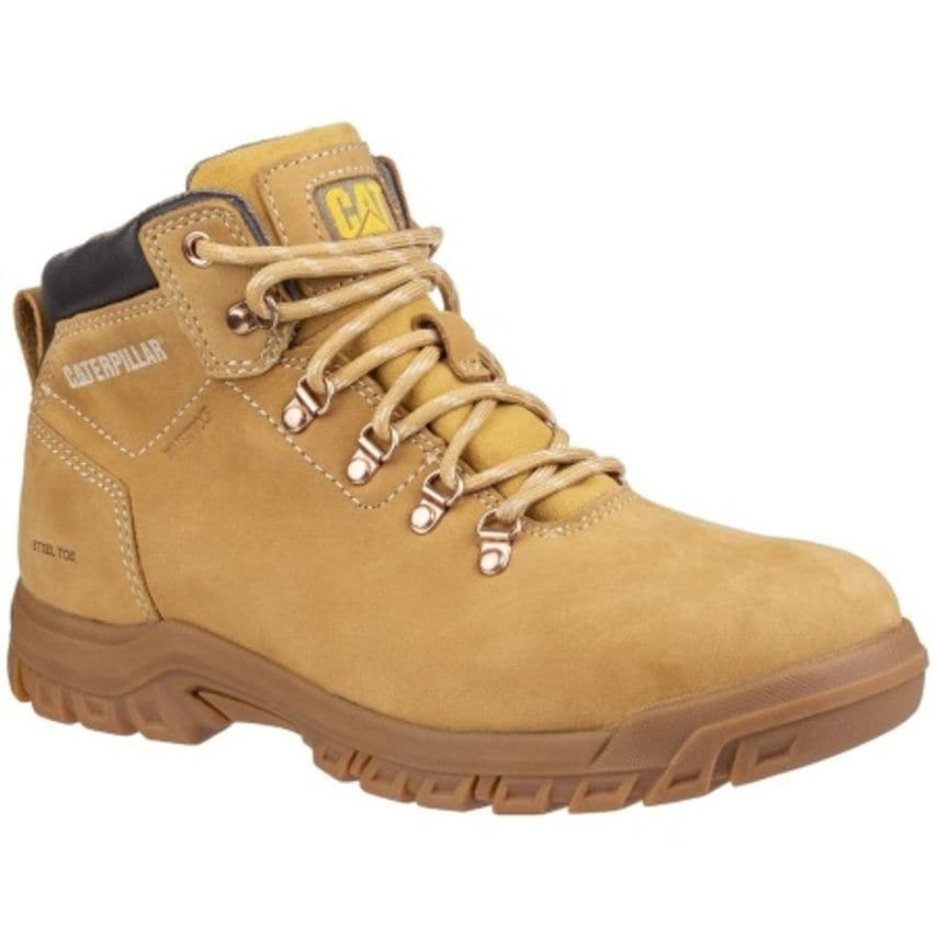 Caterpillar Mae Ladies Safety Boots Wheat/Honey Size 7