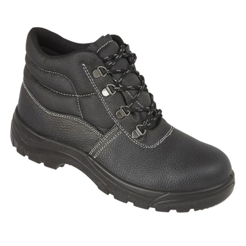 Black Dual Density Safety Chukka Boots Size 8