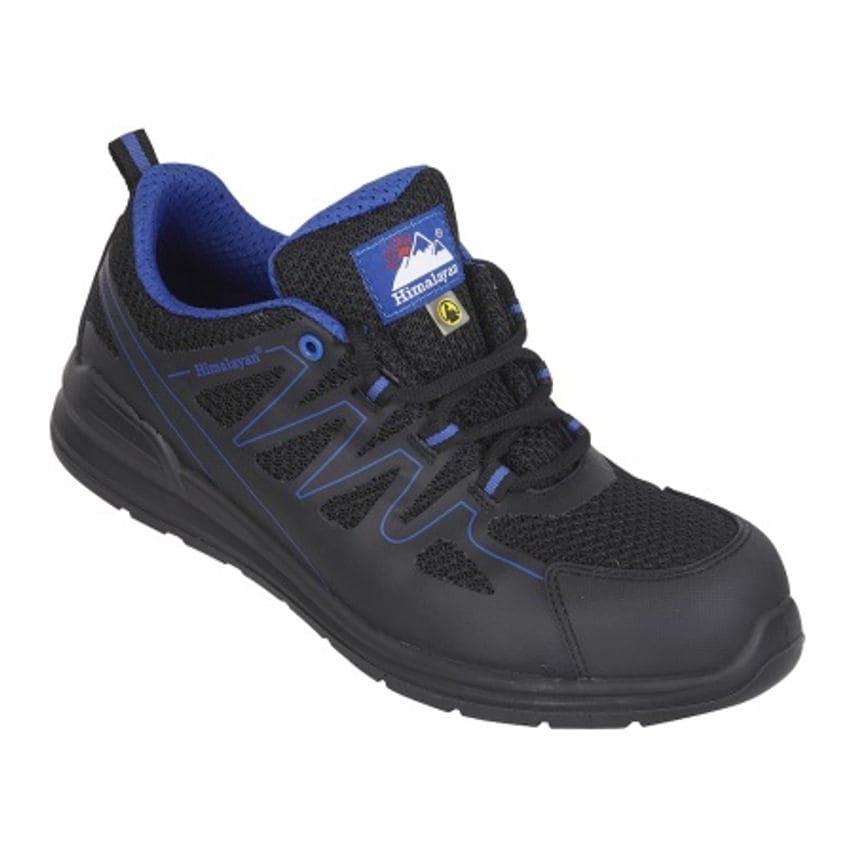 Himalayan Etro Non-Metallic ESD Safety Trainers Black/Blue Size 9