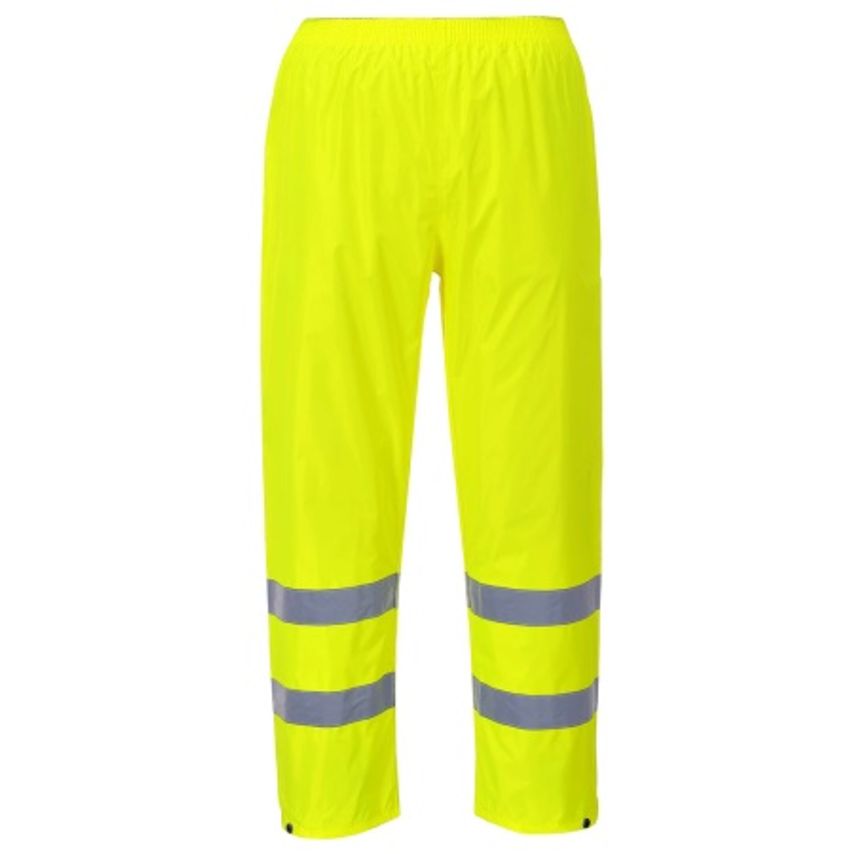Portwest Hi-Vis Yellow Waterproof over Trousers Small