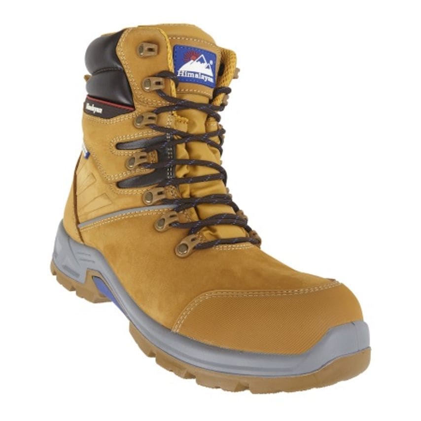 Himalayan Storm HI Waterproof Metal Free Safety Boots Wheat Size 8