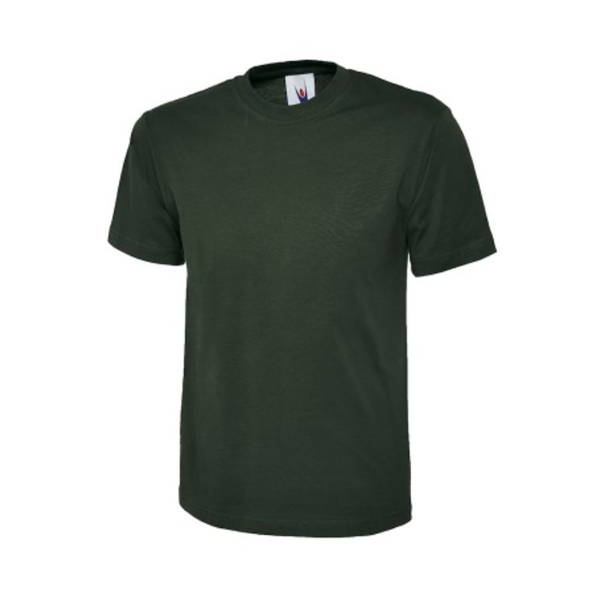 WORK IN STYLE Bottle Green Unisex Classic T-Shirt 100% Cotton Size XXXXXLarge