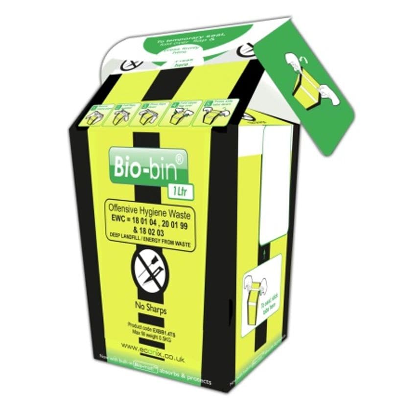 Bio Bin 1ltr Tiger - Pack of 100