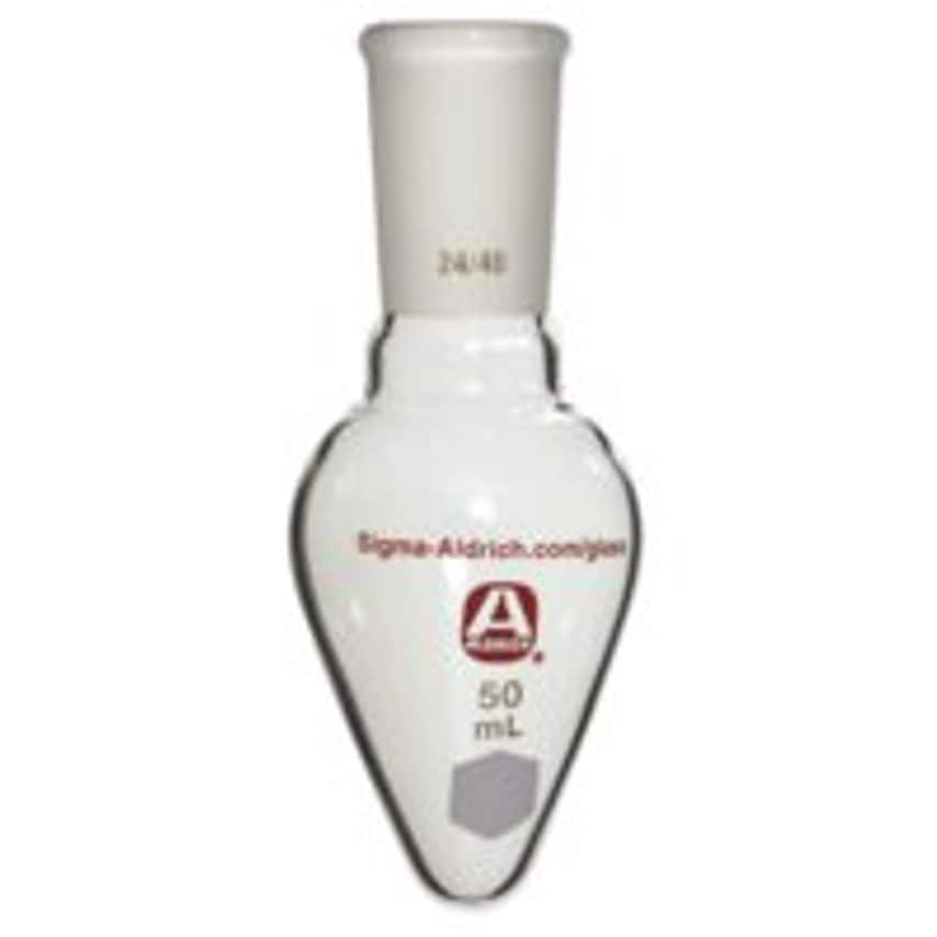 Sigma Aldrich Aldrich Pear-Shaped Flask, 50ml, S.T. 14