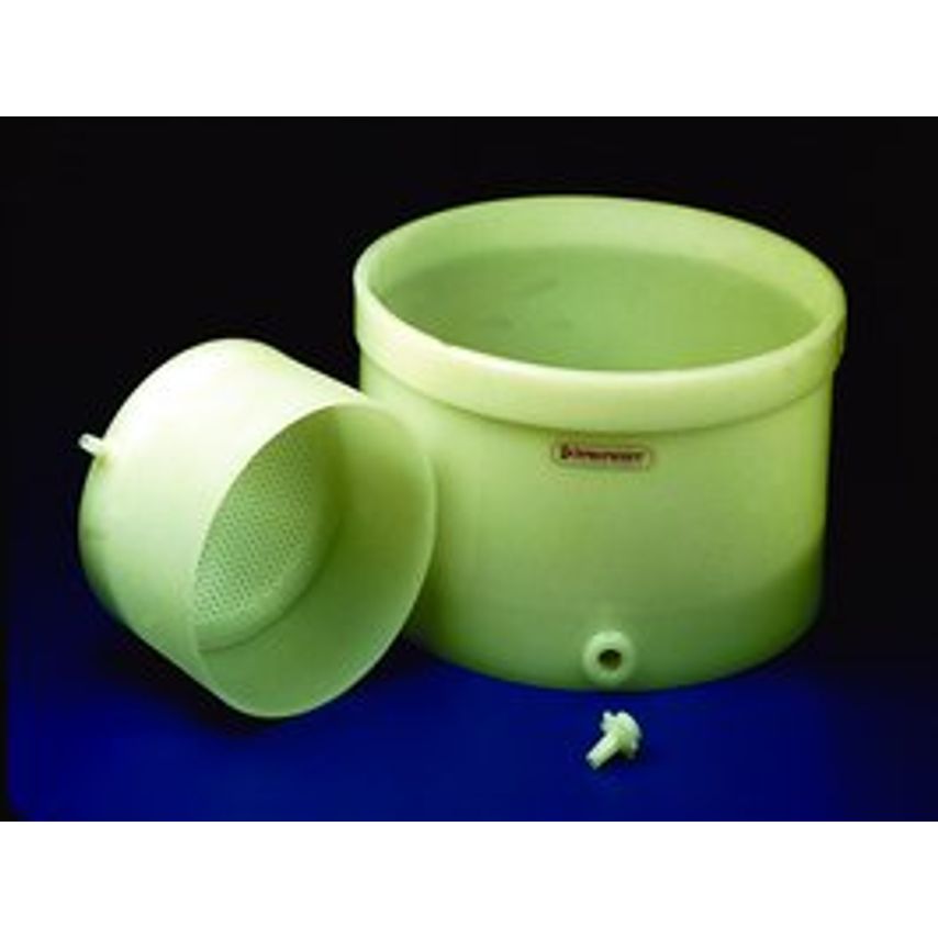Merck Buchner Funnel, Table Top, Pe, Perforate D Fixed Plate, I.D. 36in