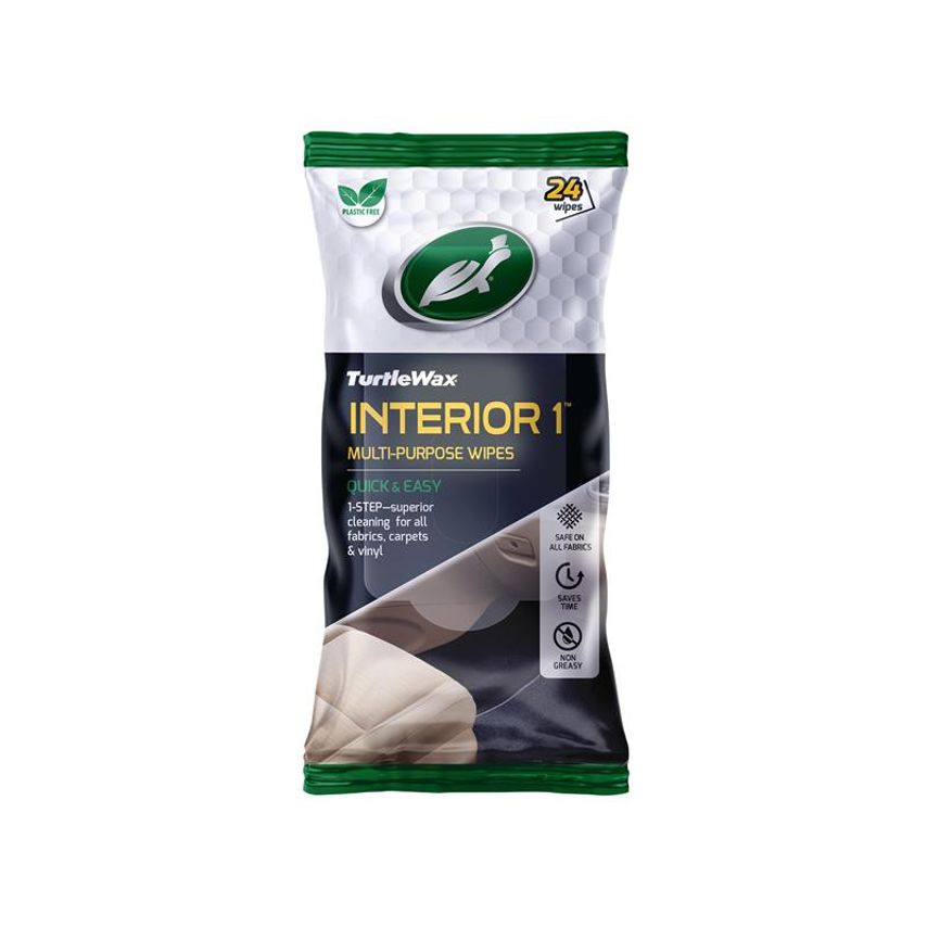 Interior 1 Multi-Purpose Wipes, Pack of 24