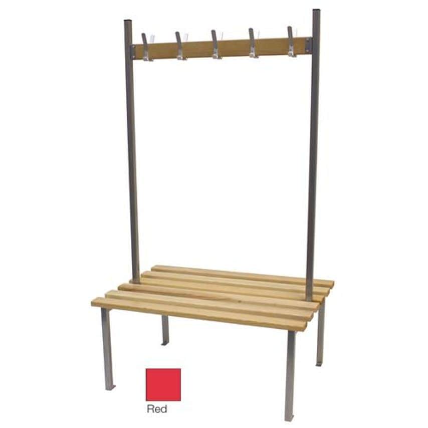 Slingsby Classic Duo Bench 3000 x 745mm 30 Hooks - 4 Uprights - Red