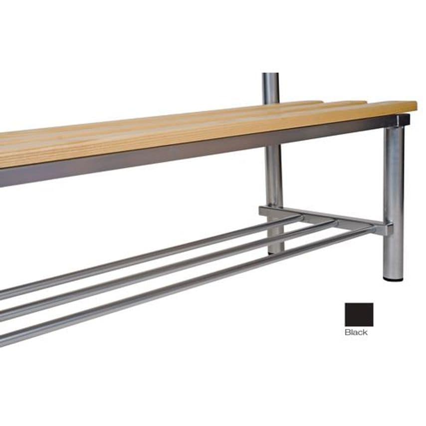 Slingsby Club Mezzo Deep/Solo Shoe Rack, Black 1500mm Wide x 400mm Deep