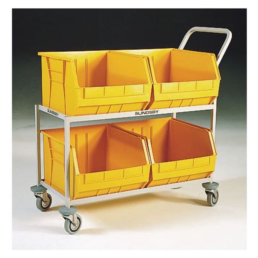 Slingsby Trolley - Storage comes with Yellow Linbins - 4 Bins