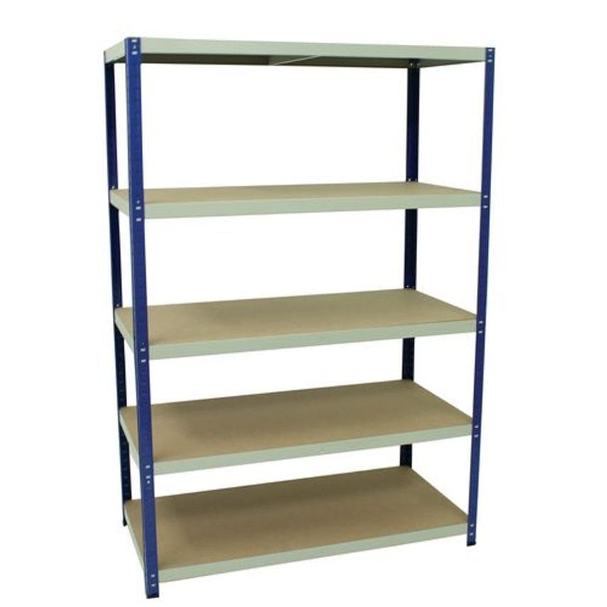 Slingsby Boltless Steel Shelving With MDF Shelves - 265kg - 1770 x 900 x 600 mm