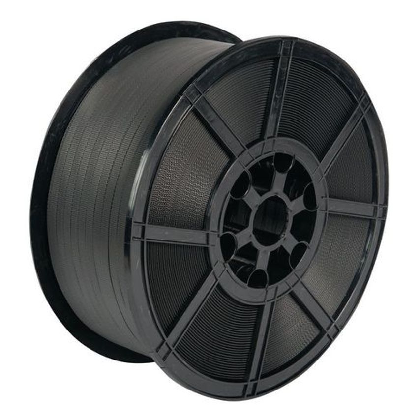 Slingsby PP12/2230h Black Hand Strap 12X0.76, 235KG Plastic Reel