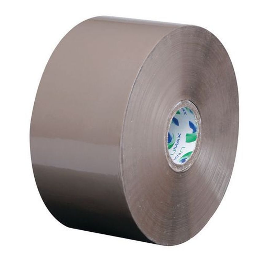 Slingsby Umax Packing Tape, Low Noise Polypropylene, 50MM x 150M, 25MU, Buff, 25