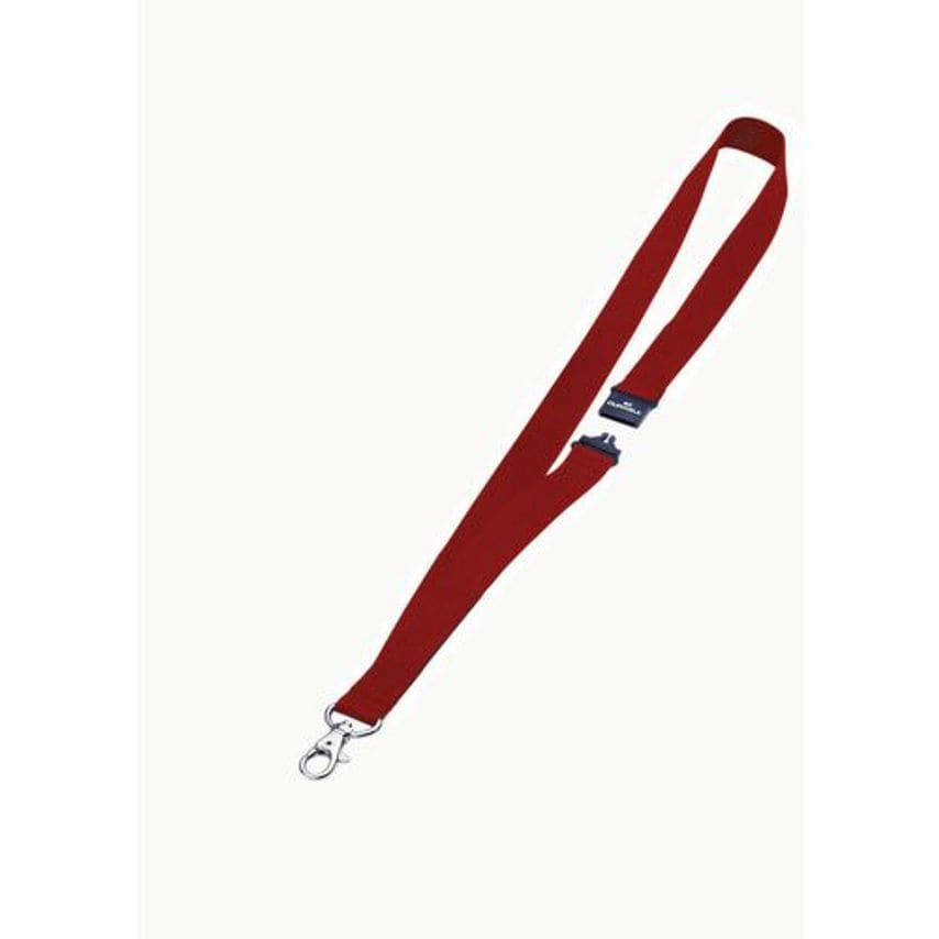 Slingsby Durable Name Badge Lanyard, Red