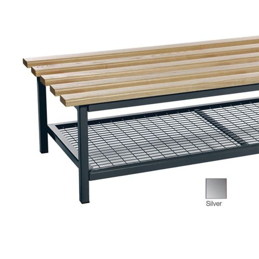 Slingsby Evolve Mezzo Deep Shoe Rack 1500 x 595Mm - Silver