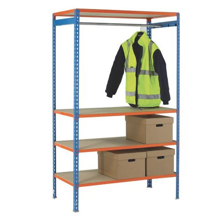 Slingsby Simonclick Painted Garment Unit Extra Shelf - Height mm 2000 Shelf Size