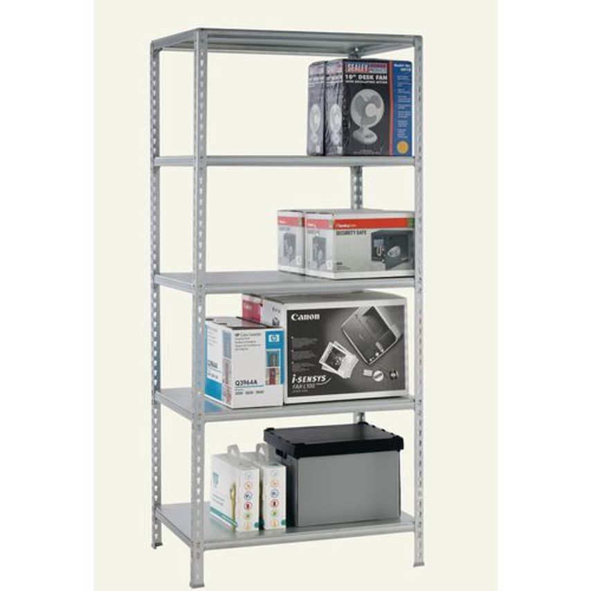 Slingsby Boltless Galvanised Steel Shelving - Up to 250kg - 2000 x 900 x 500 mm