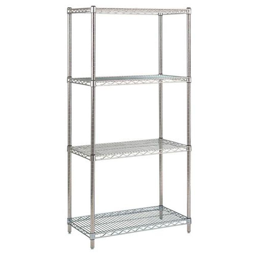 Slingsby Stainless Steel Shelving H x W x DMM 1650 x 900 x 400 With 4 Shelves