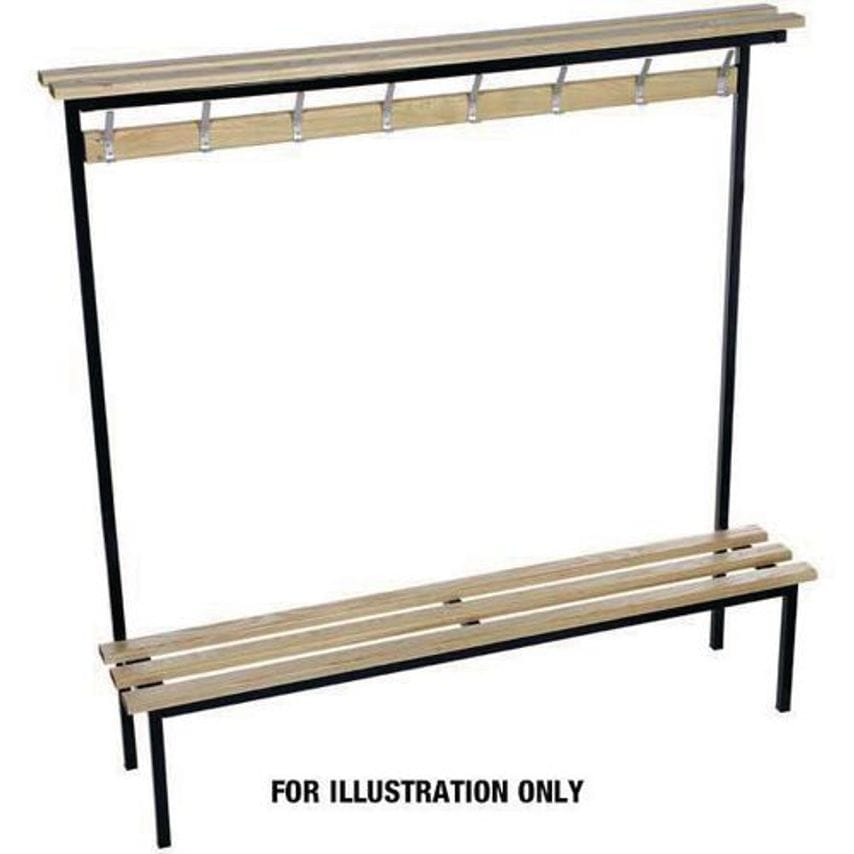 Slingsby Evolve Solo Bench With Wood Top Shelf 2500 x 400mm 12 Hooks - 3 Upright