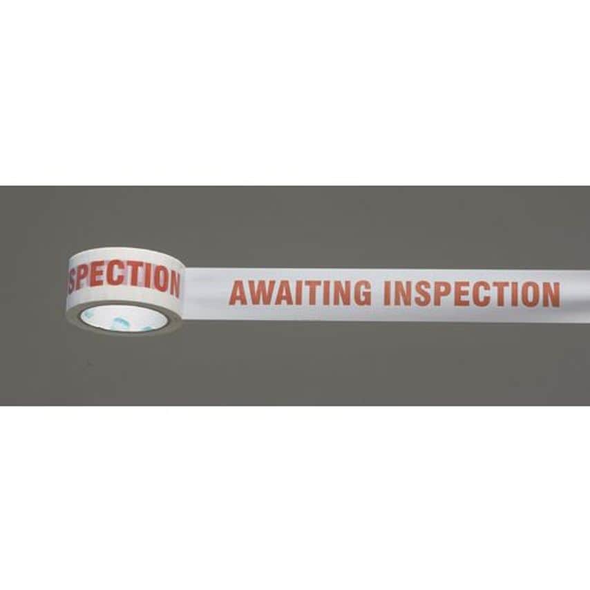 Slingsby Tape - Pre-Printed Polyp. Ctn 6 Rolls "Awaiting Inspection"