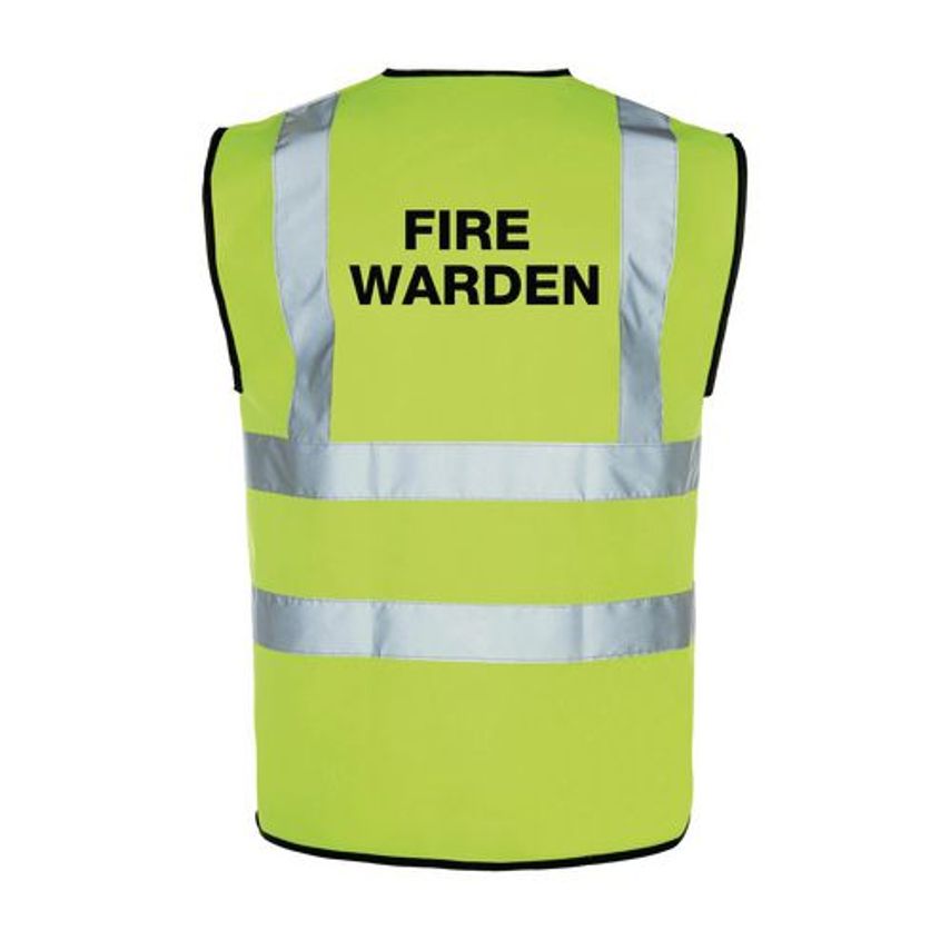 Slingsby HI Vis Vest - 3XLARGE With Print Fire Warden