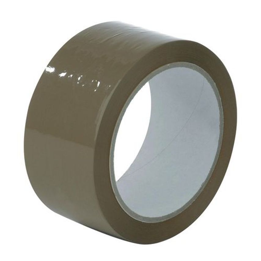 Slingsby Packing Tape, Hotmelt Adhesive Polypropylene, 75MM x 66MTR, 28MU, Clear